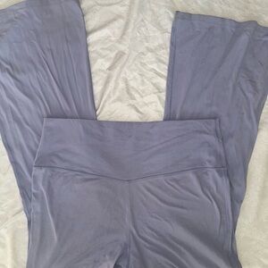 All in Motion Purple Wide Leg Jumpsuit Comfortable Stretchy Fabric